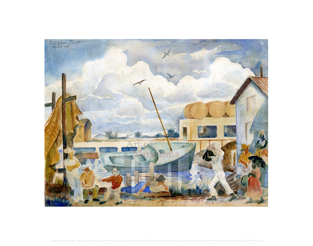 Figures on the Waterfront