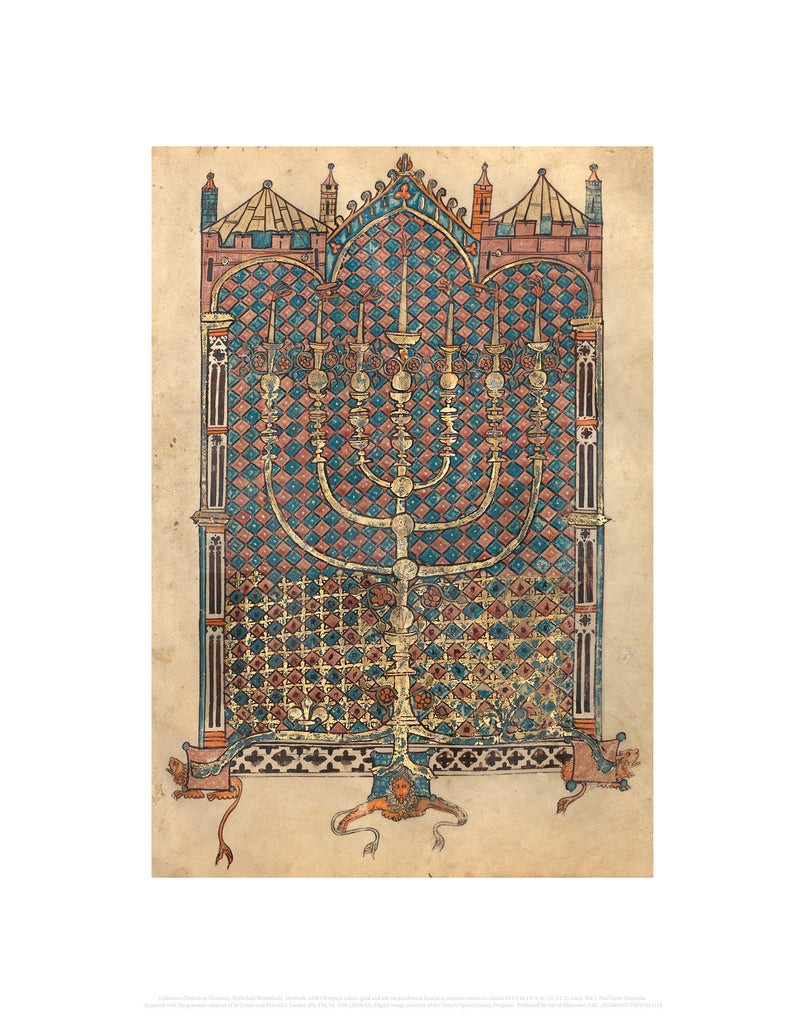 Rothschild Pentateuch, "Menorah"