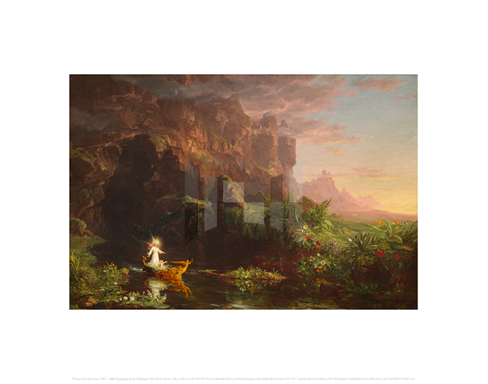 The Voyage of Life: Childhood, Thomas Cole