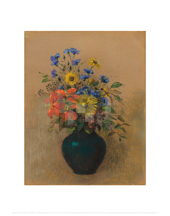 Wildflowers, Odilon Redon 